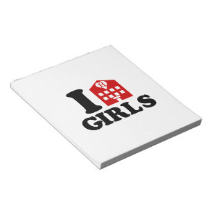 I Love Hotel Girls Notitieblok
