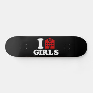 I Love Hotel Girls Persoonlijk Skateboard