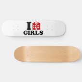 I Love Hotel Girls Persoonlijk Skateboard (Horizontaal)