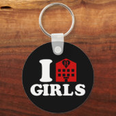 I Love Hotel Girls Sleutelhanger (Voorkant)