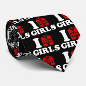 I Love Hotel Girls Stropdas (Opgerold)