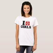 I Love Hotel Girls T-shirt (Voorkant volledig)