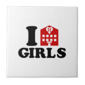 I Love Hotel Girls Tegeltje (Voorkant)