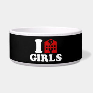 I Love Hotel Girls Voerbakje