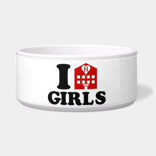 I Love Hotel Girls Voerbakje