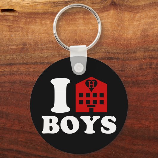 I Love Hotel Jongens Sleutelhanger (Voorkant)