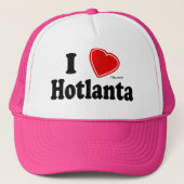 I Love Hotlanta Trucker Pet (Voorkant)