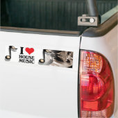 I Love House Music Bumpersticker (Op Truck)