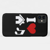 I Love House Music Case-Mate iPhone Case (Achterkant (horizontaal))