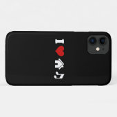 I Love House Music Case-Mate iPhone Case (Achterkant (horizontaal))