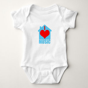 I Love House Music - Heart House Romper