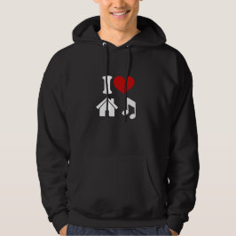I Love House Music Hoodie
