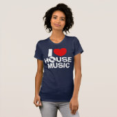 I Love House Music T-shirt (Voorkant volledig)