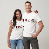 I Love House Music T-shirt (Unisex)