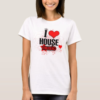 I Love House Music T-shirt