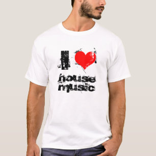 i love house muziektank t-shirt