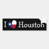 I Love Houston Bumpersticker (Voorkant)
