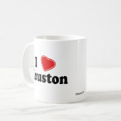 I Love Houston Koffiemok (Voorkant links)
