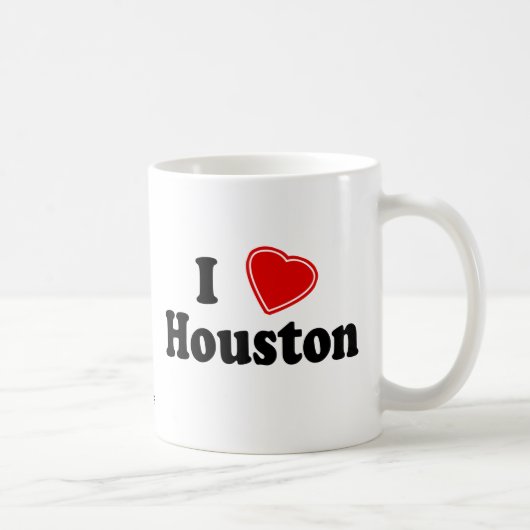 I Love Houston Koffiemok (Rechts)
