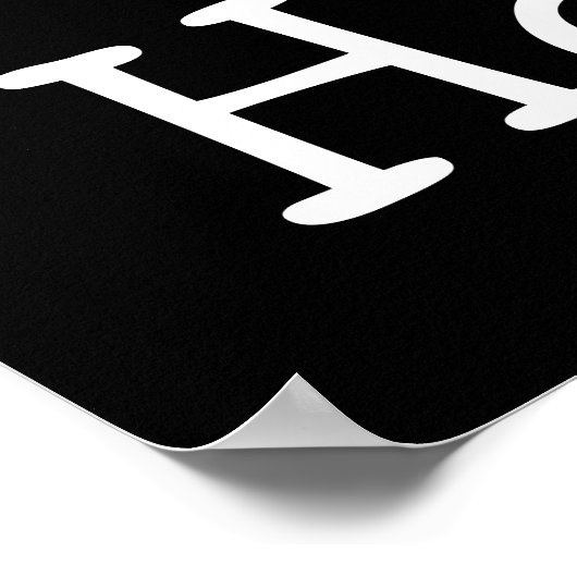 I Love Houston Poster (Hoek)