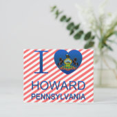 I Love Howard, PA Briefkaart (Staand voorkant)