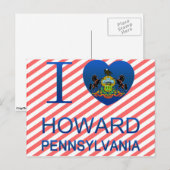 I Love Howard, PA Briefkaart (Voorkant / Achterkant)