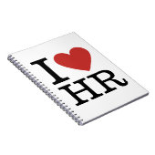 I ❤️ Love HR - HR Afdeling/Personeel - Notitieboek (Rechterzijde)