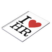 I ❤️ Love HR - HR Afdeling/Personeel - Notitieboek (Linkerzijde)
