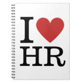 I ❤️ Love HR - HR Afdeling/Personeel - Notitieboek (Voorkant)