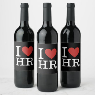 I ❤️ Love HR - HR-afdeling - Wijn Etiket