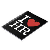 I ❤️ Love HR voor werknemers CUSTOM Spiral Notitieboek (Linkerzijde)