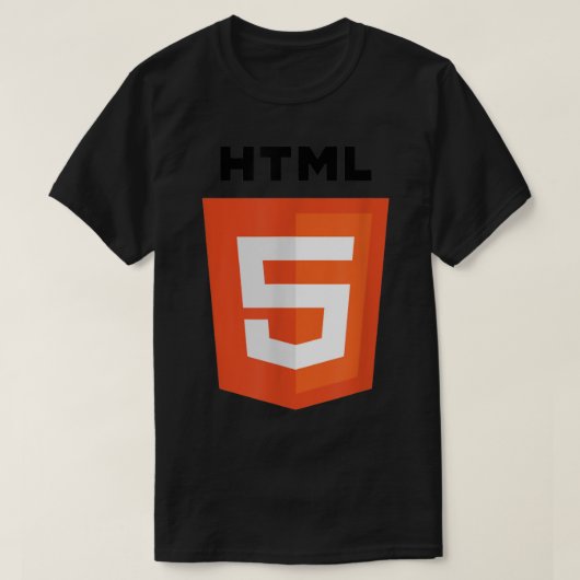I Love HTML5 T-shirt (Design voorkant)