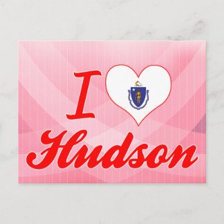 I Love Hudson, Massachusetts Briefkaart