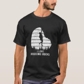 I Love Hugging Rocks Bouldering Rock Boulder Clima T-shirt (Voorkant)