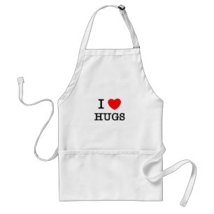 I Love Hugs Standaard Schort