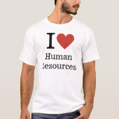 I ❤️ Love Human Resources CUSTOM Mannen T-shirt (Voorkant)