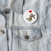 I Love Hummingbird button (In situ)