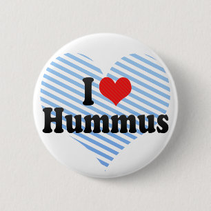 I Love Hummus Ronde Button 5,7 Cm