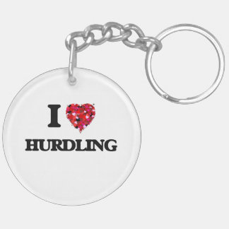 I Love Hurdling Sleutelhanger