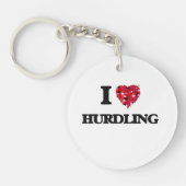I Love Hurdling Sleutelhanger (Voorkant)