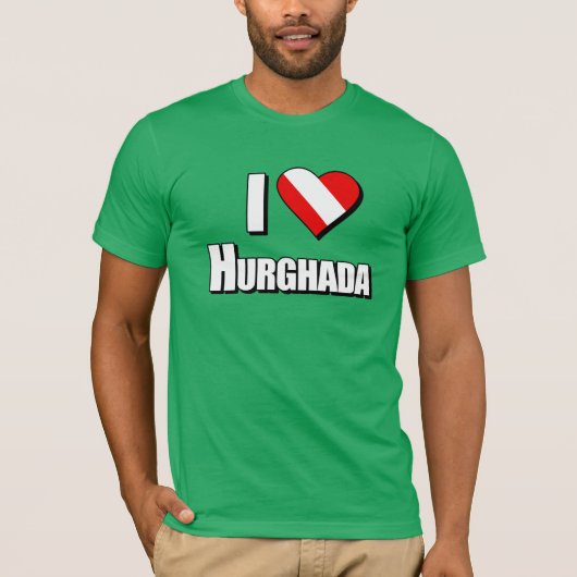 I Love Hurghada Diving T-shirt (Voorkant)