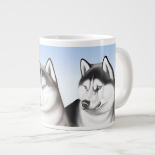 I Love Husky Dogs Jumbo Mok