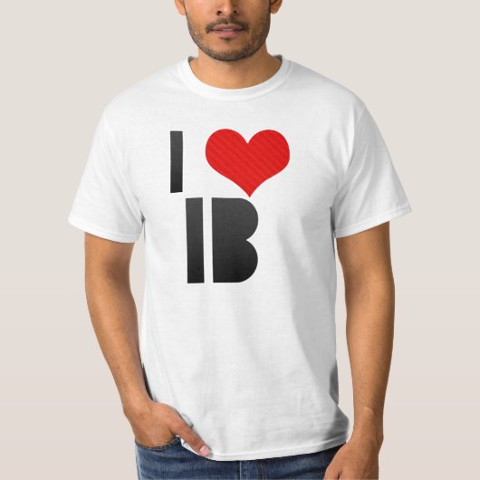 I Love IB T-shirt (Voorkant)