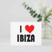 I Love Ibiza briefkaart (Staand voorkant)