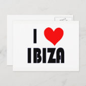 I Love Ibiza briefkaart (Voorkant / Achterkant)