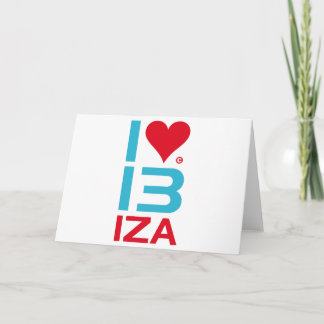 I LOVE IBIZA FEESTDAGEN KAART