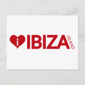 i Love Ibiza Island Original Authentic souvenirs Briefkaart (Voorkant)
