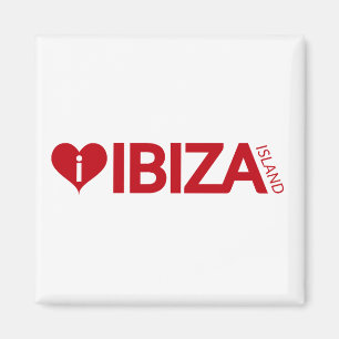 I Love Ibiza Island Original Authentic souvenirs. Magneet