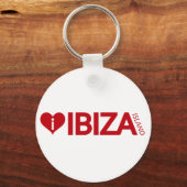 I Love Ibiza Island Original Authentic souvenirs. Sleutelhanger (Voorkant)