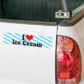 I Love Ice Cream Bumpersticker (Op Truck)